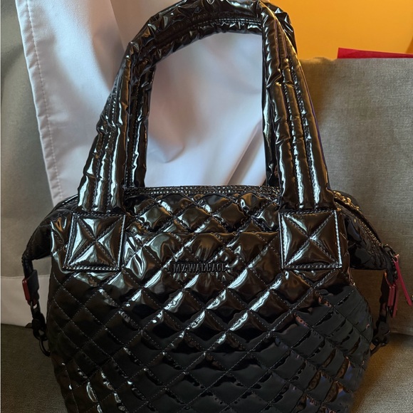 MZ Wallace Handbags - MZ Wallace Medium Sutton Deluxe - Black Lacquer
